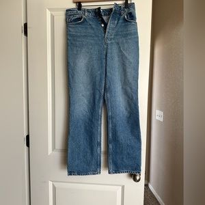 Reformation Cynthia High Rise Straight Jeans in Colorado